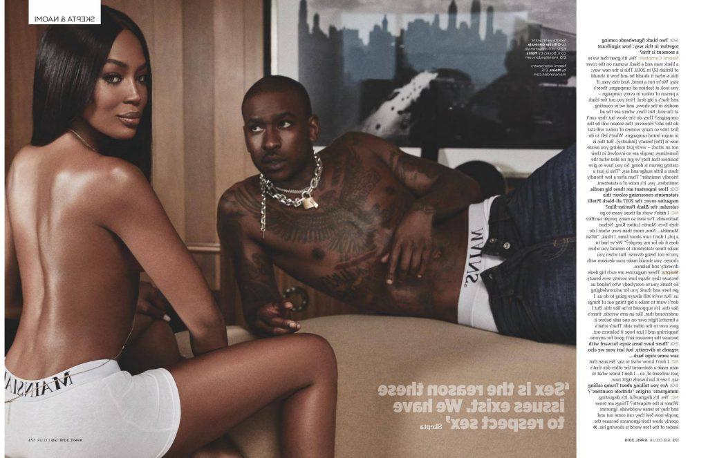7P Naomi Campbell Topless