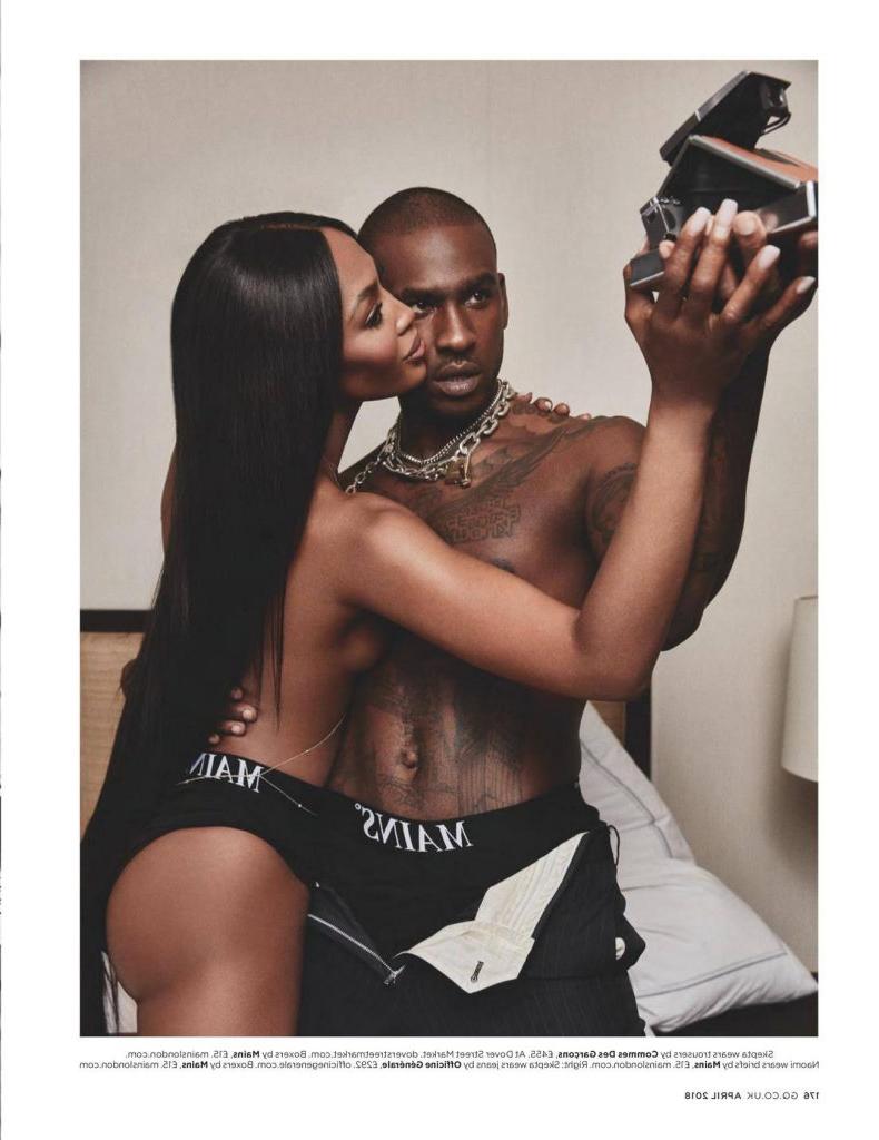 7P Naomi Campbell Topless