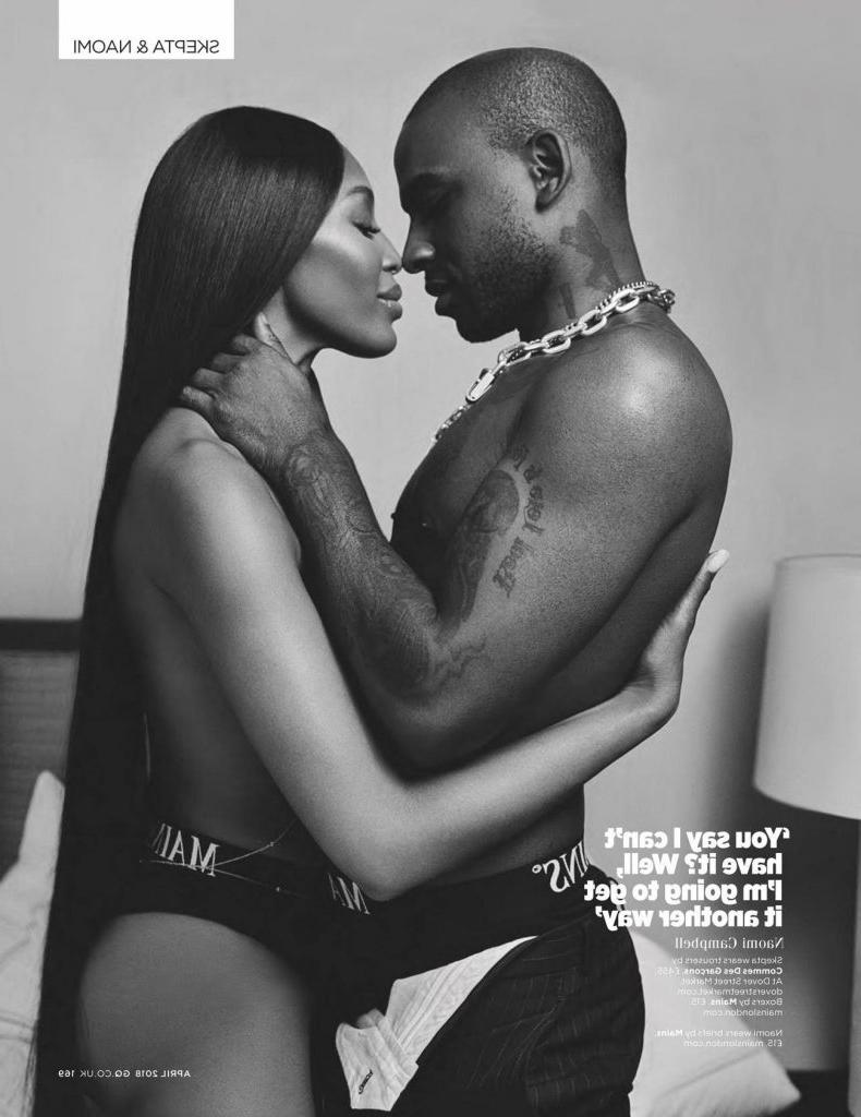 7P Naomi Campbell Topless