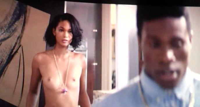 8P Topless pics of Chanel Iman