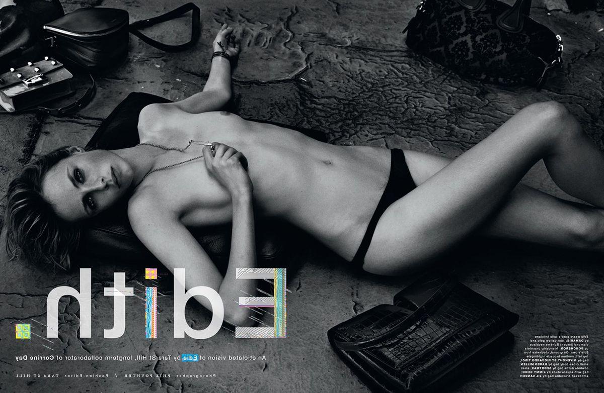 6P Topless pics of Edie Campbell