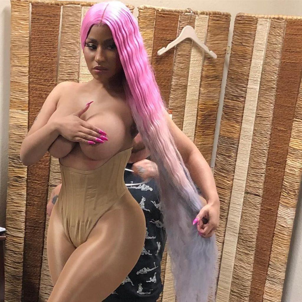 5P Nicki Minaj Topless