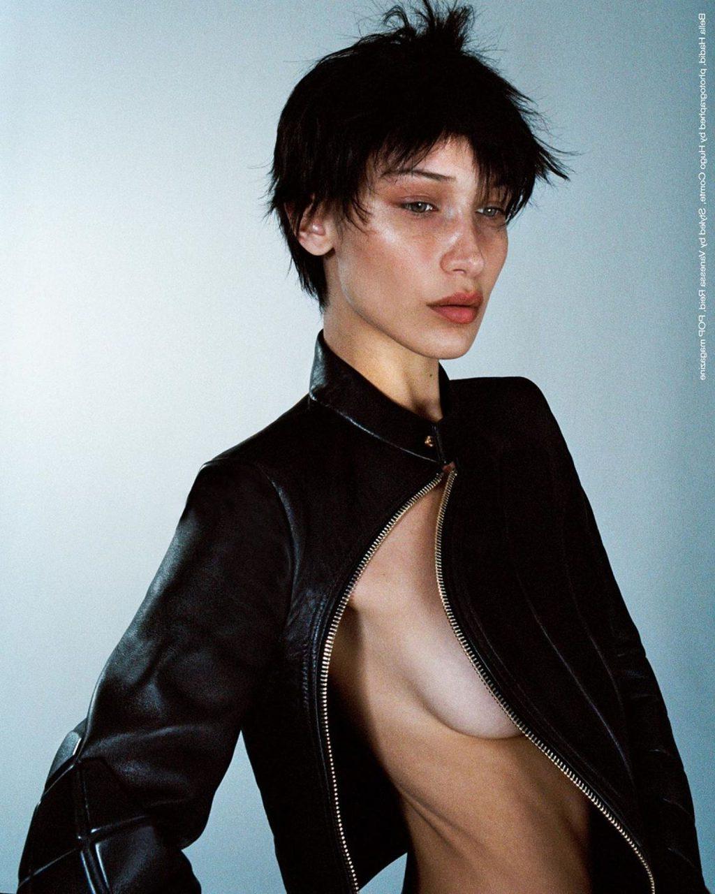 4P Bella Hadid Topless