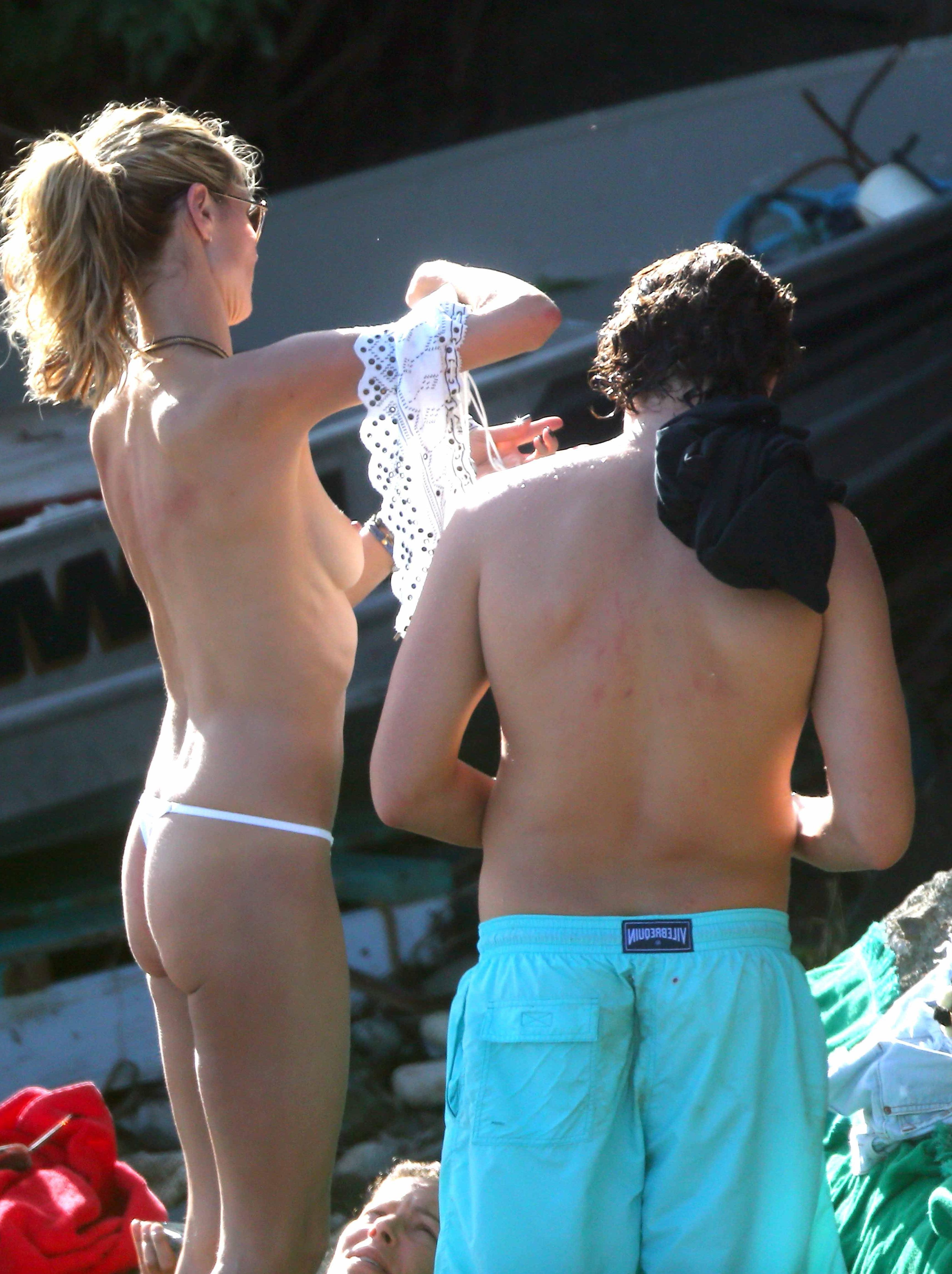 13P Topless pics of Heidi Klum