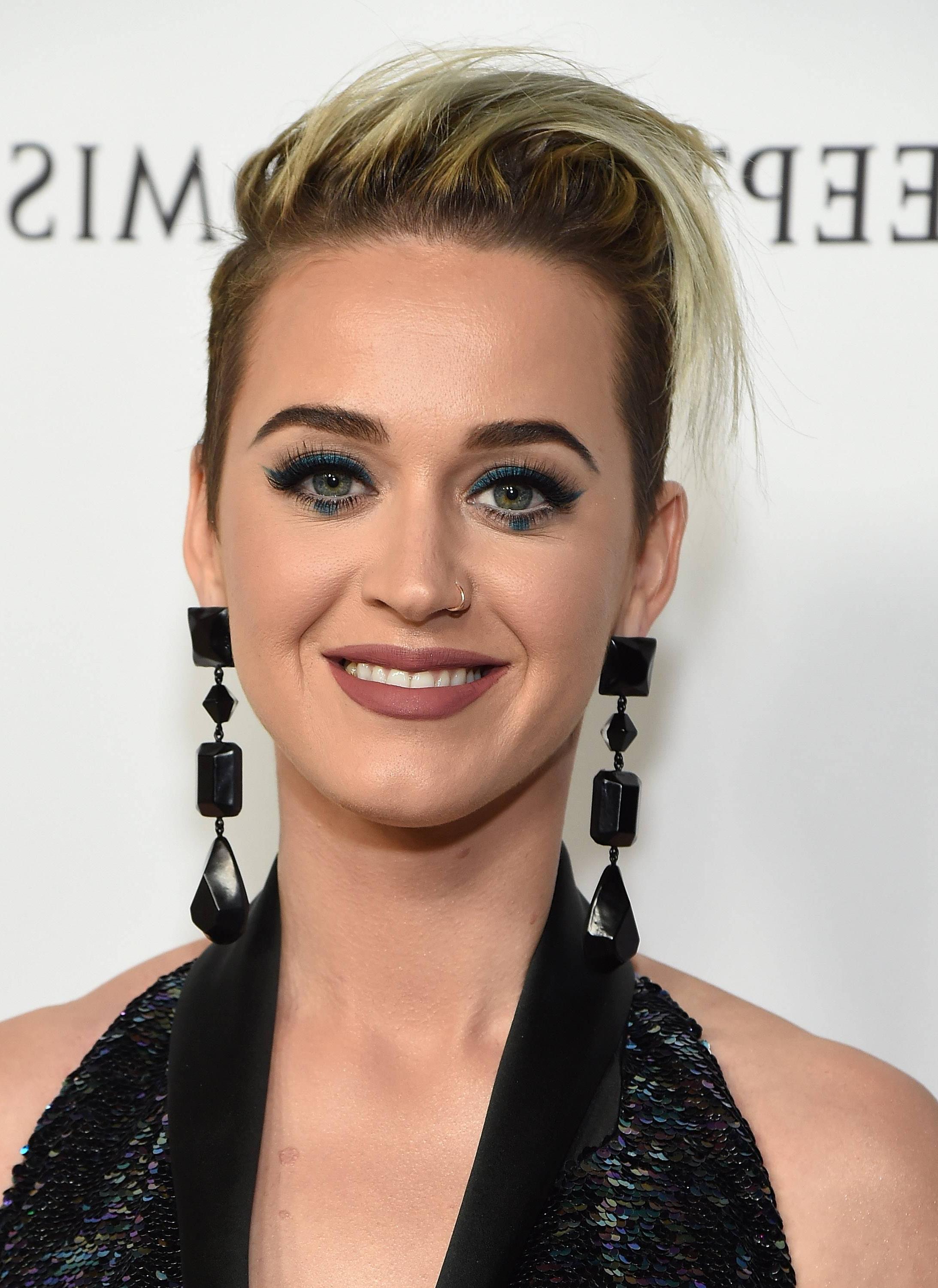 10P Fishnets-Wearing Katy Perry on the Red Carpet