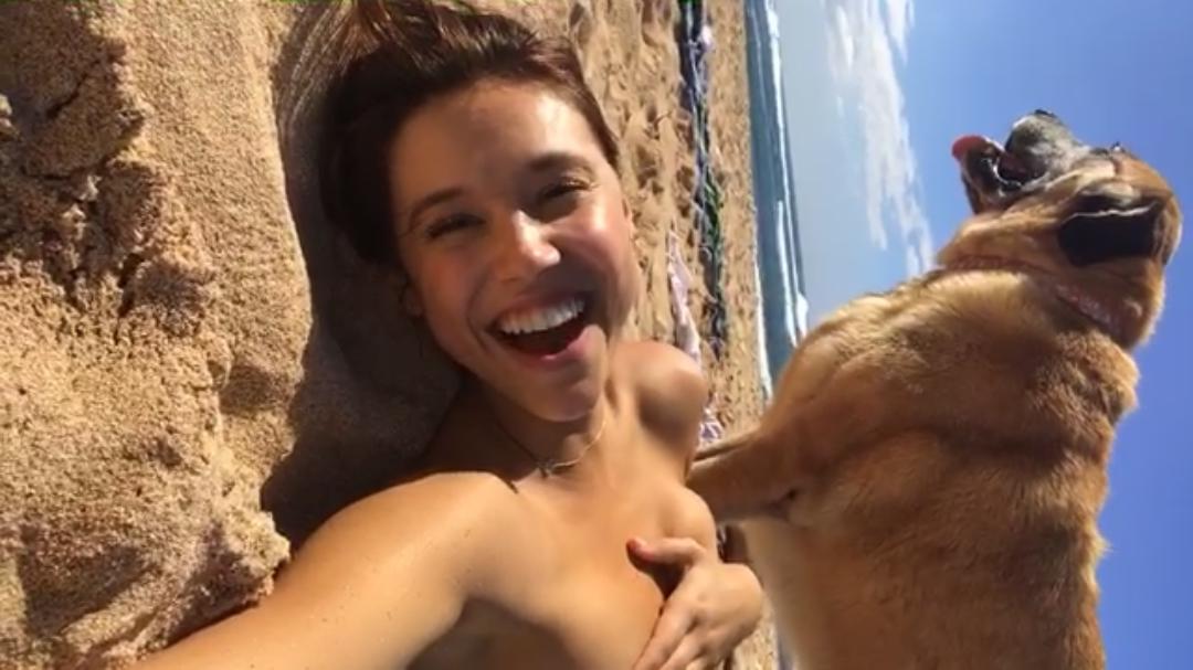 8P Alexis Ren Topless Photos