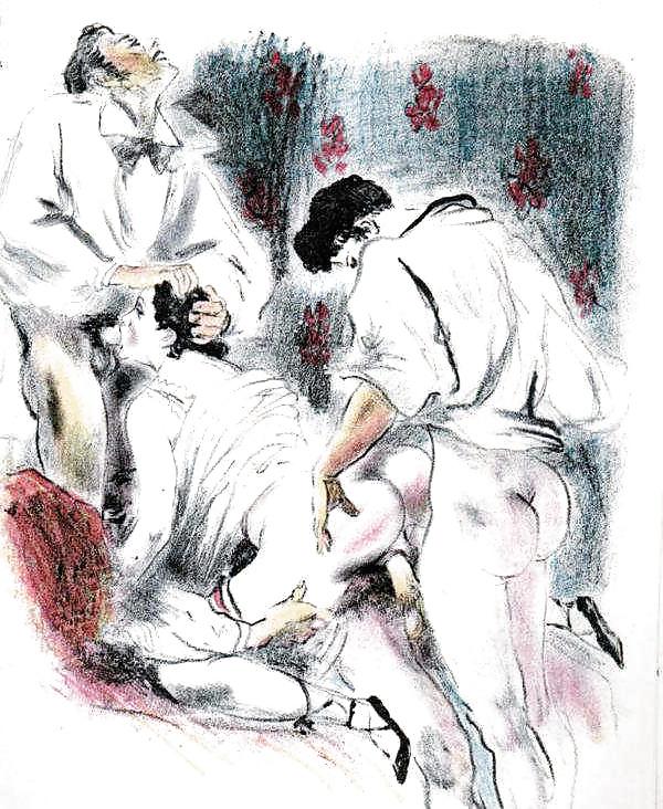 21P Drawn Ero and Porn Art 35 - Berthomme Saint-Andre