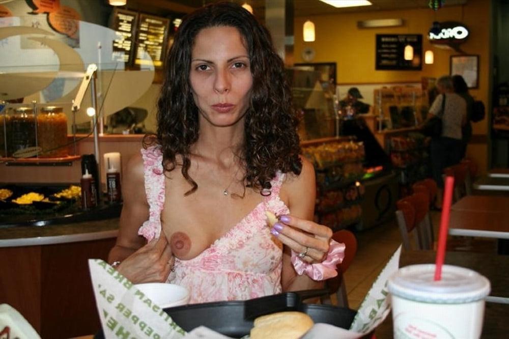 25P She lost a topless bet....