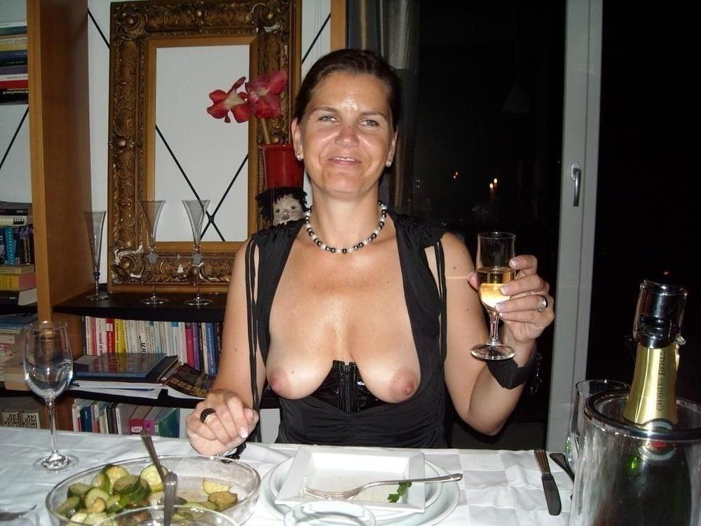 25P She lost a topless bet....