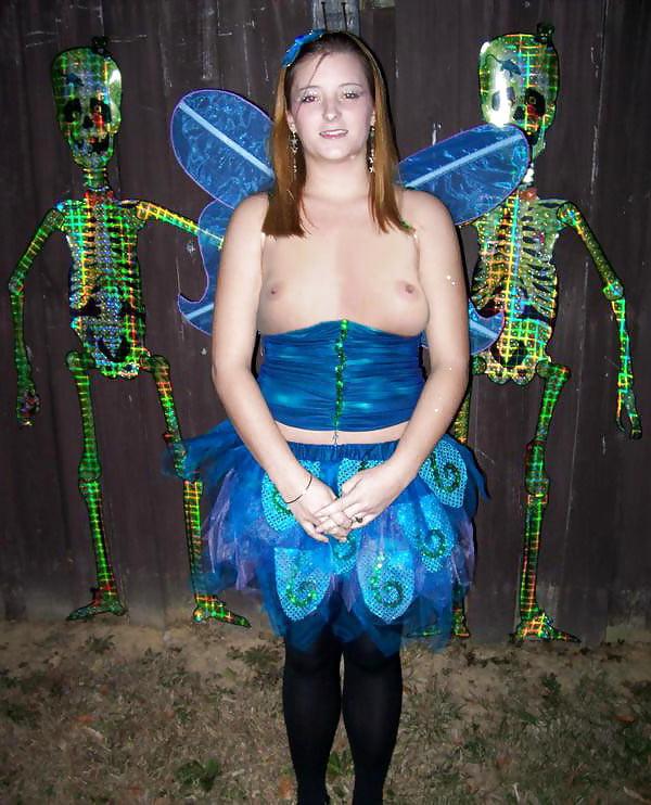 25P She lost a topless bet....