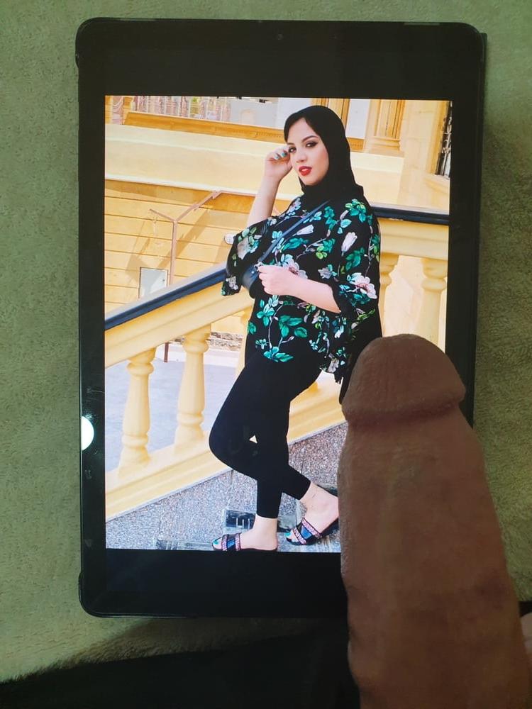 10P Tribute for my frind Cockled sexy girls hijab feet