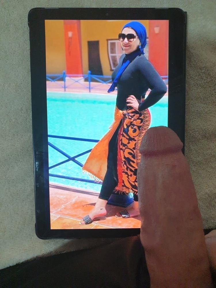 10P Tribute for my frind Cockled sexy girls hijab feet