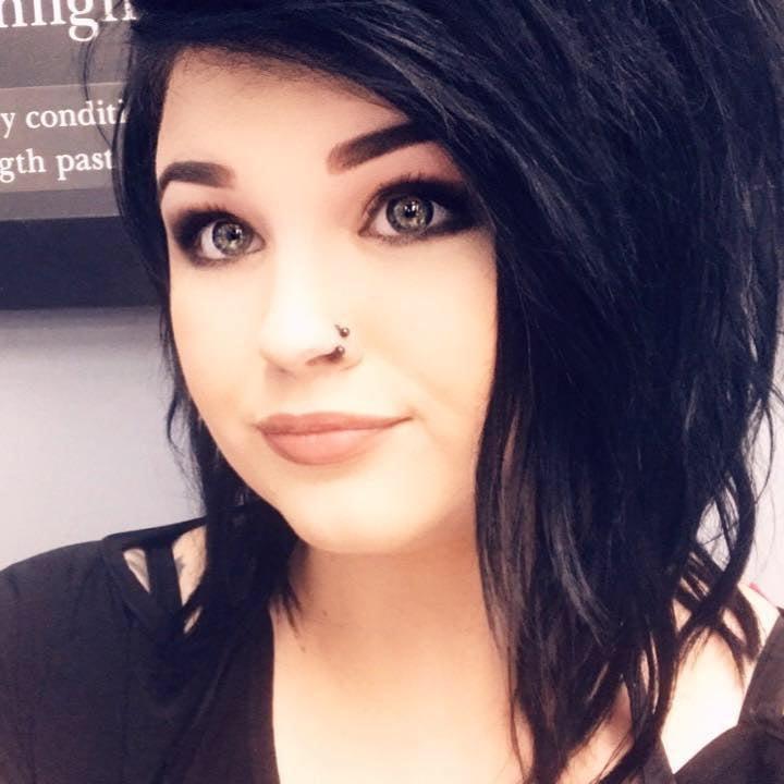25P Chubby Emo Goth Babe