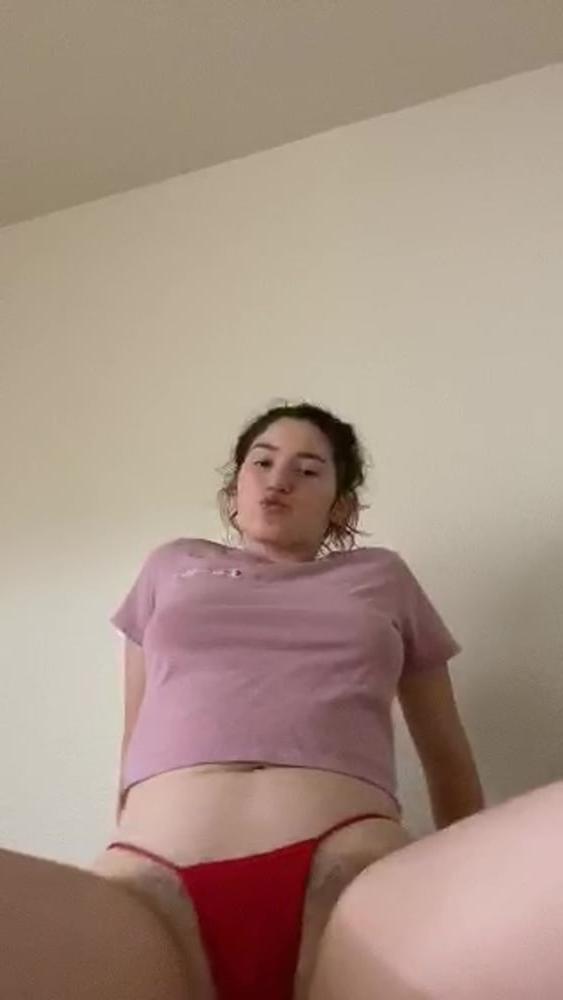 7P sexy girl red panties