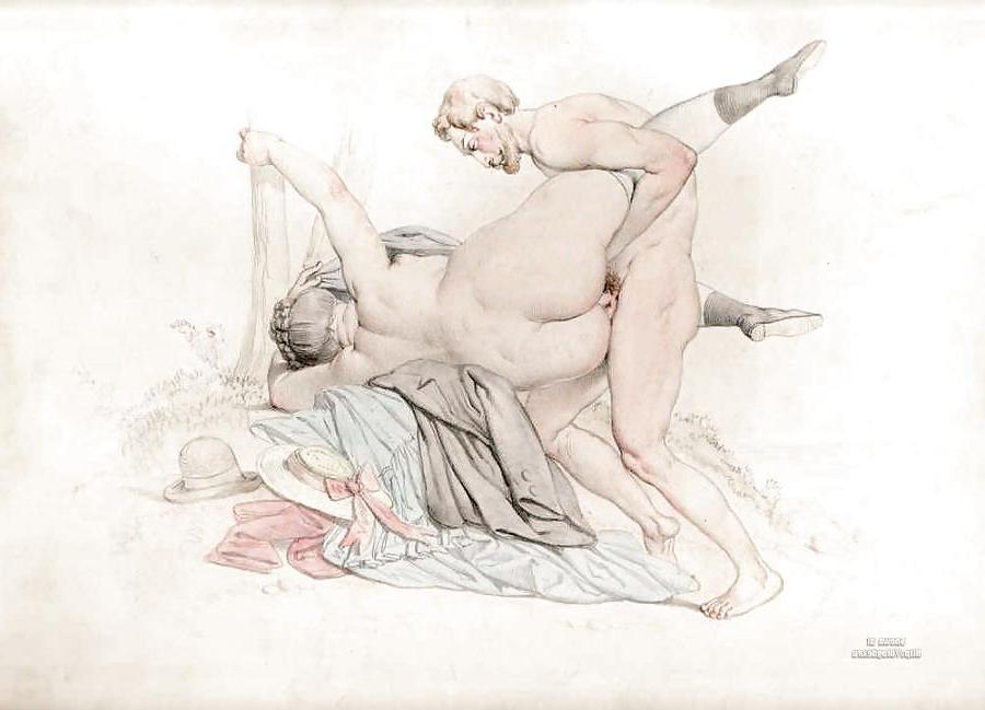 7P Drawn Ero and Porn Art 9 - Artist N.N. (2) c. 1830