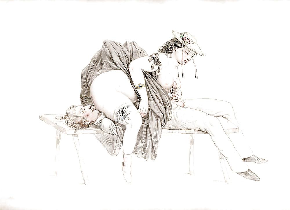 7P Drawn Ero and Porn Art 9 - Artist N.N. (2) c. 1830