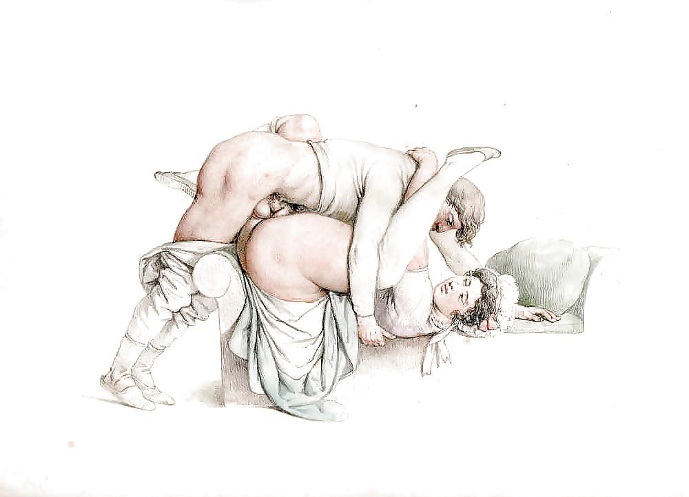 7P Drawn Ero and Porn Art 9 - Artist N.N. (2) c. 1830