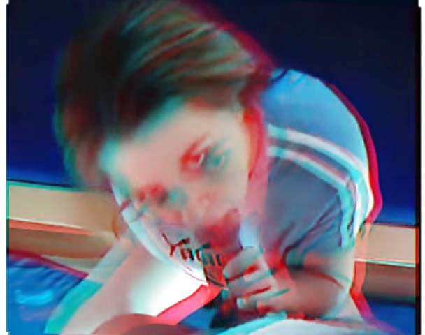 7P 3-D PORN-WORKS WITH RED-CYAN GLASSES