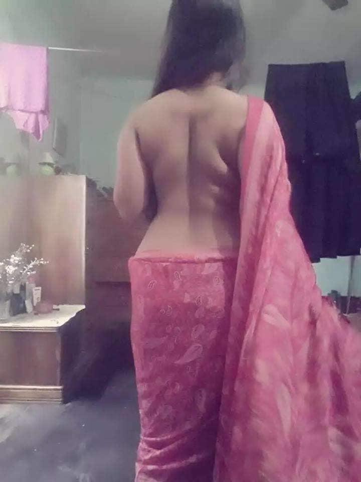 12P bangladeshi cute girl in pink sharee nude