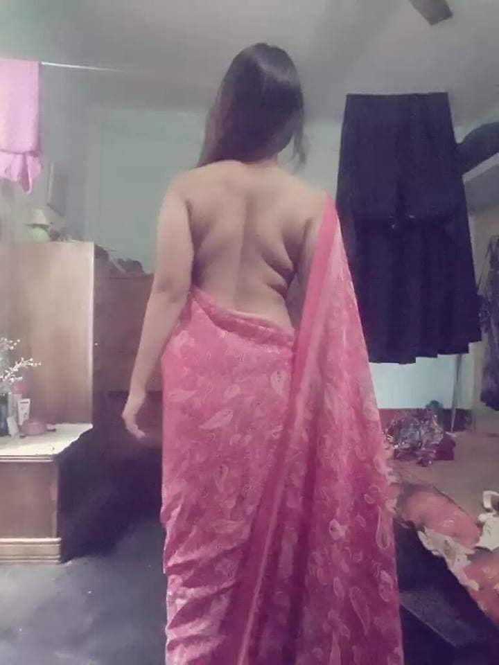 12P bangladeshi cute girl in pink sharee nude