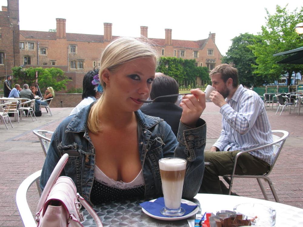 25P Blond MILF poses and toys
