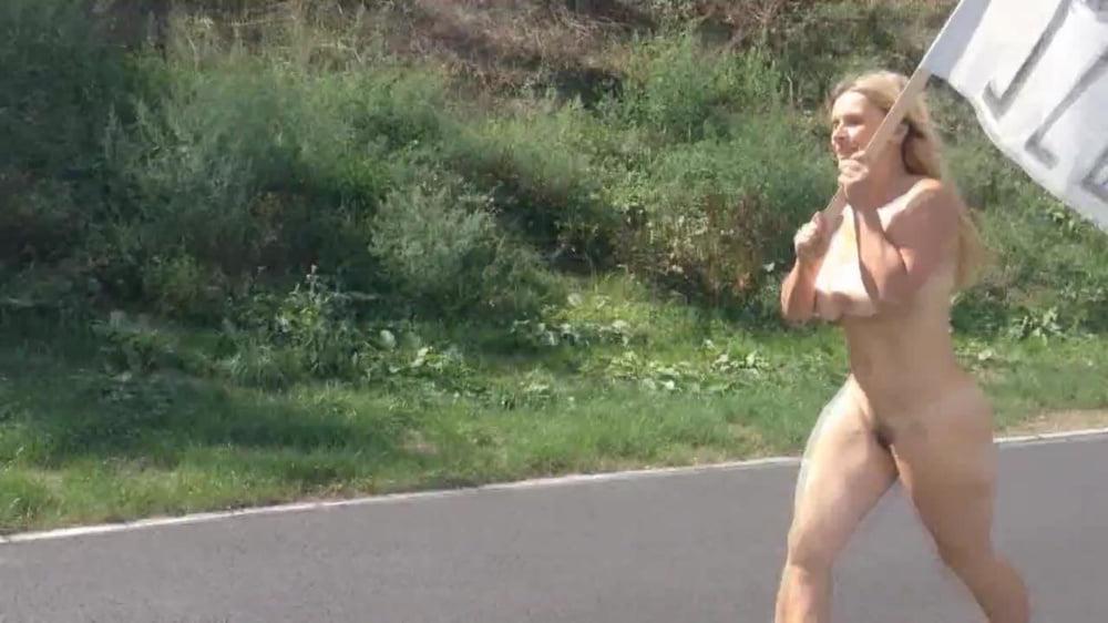 25P Lenka Klodova (1969-) Czech performance artist