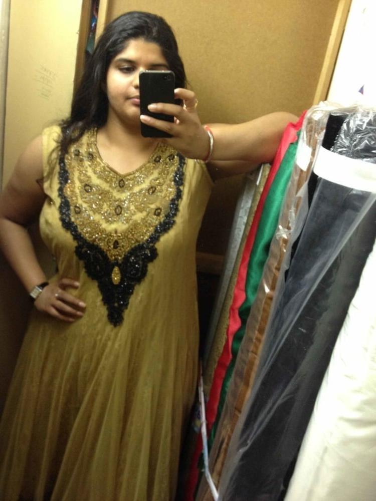19P Indian chubby showing her big tits
