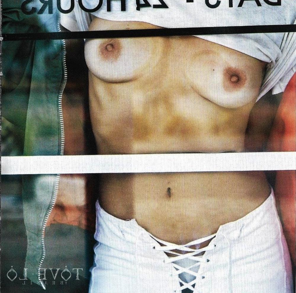 25P Tove Lo topless singer