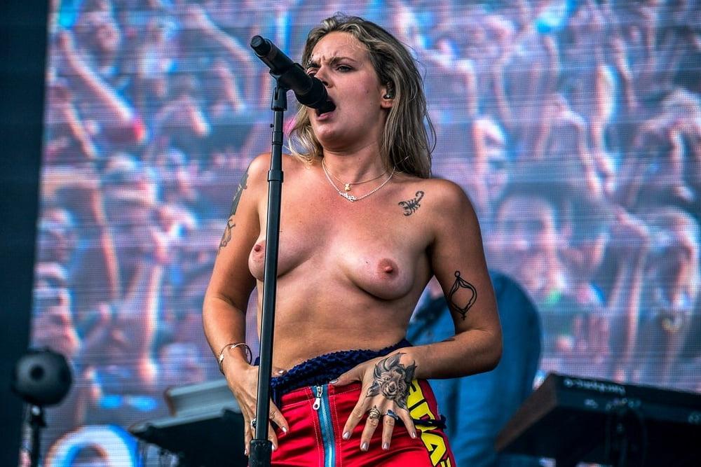 25P Tove Lo topless singer