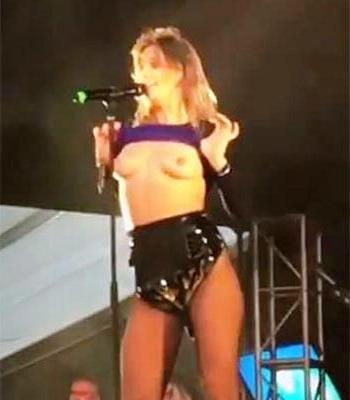 25P Tove Lo topless singer