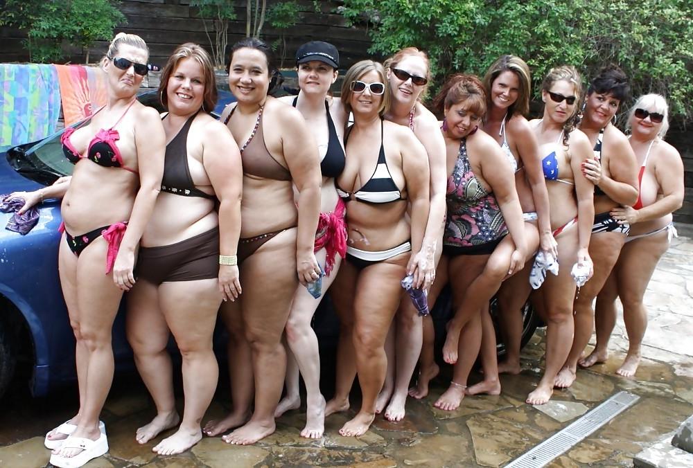 18P Curvy Chubby girls in BIKINIS