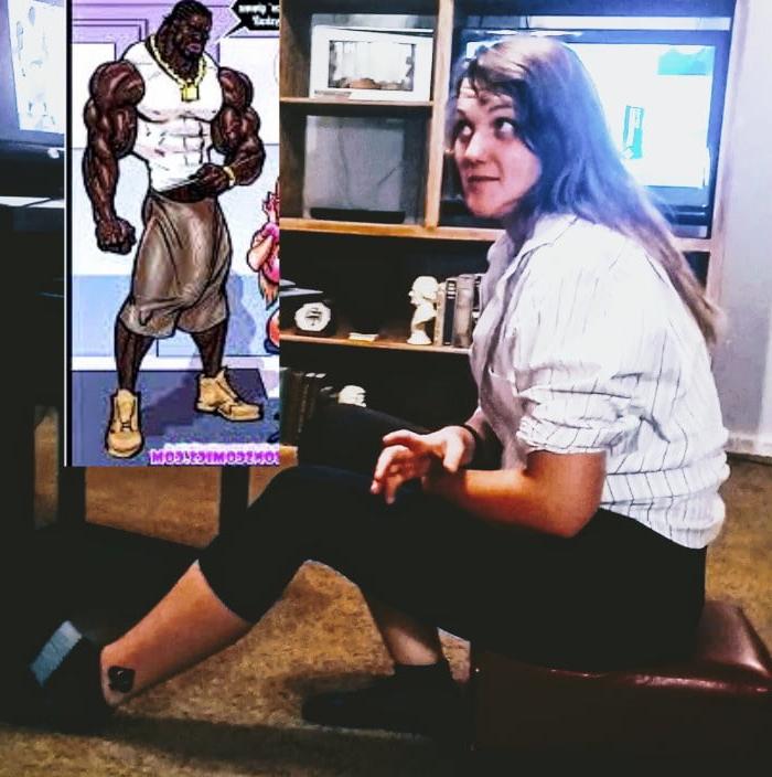 18P LINDSEY for BIG BLACK Cock