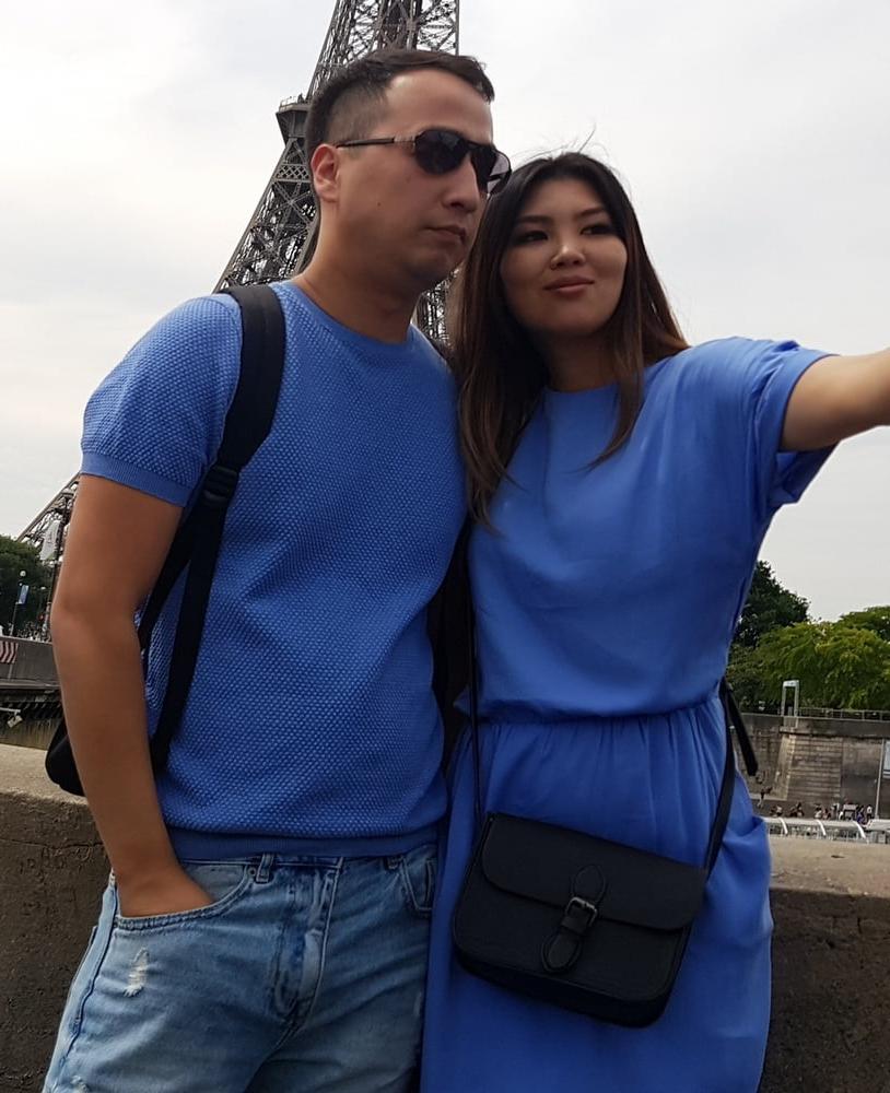 15P vpl, cute asian in blue dress