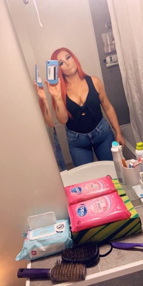 14P Red Head Council Chav With Big Tits