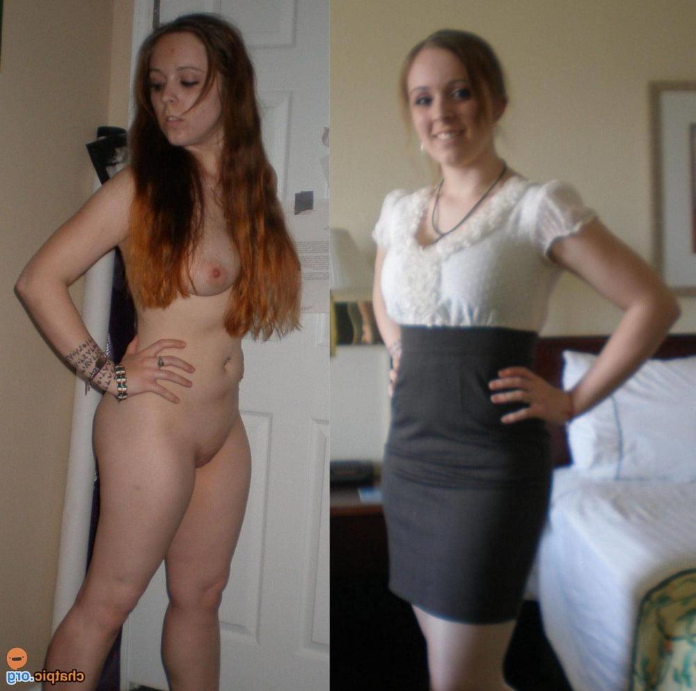14P fine ass red head slut gets exposed