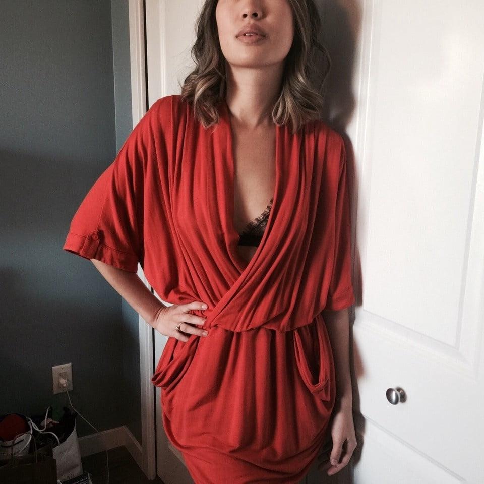 16P Sexy Shy Girl in Red