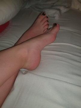 24P British rose soles and toes