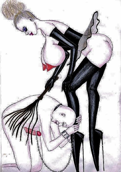 10P Mormax Femdom art