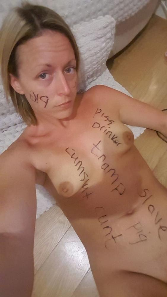 25P Blonde Milf Mom Exposed Whore Dirty bitch Mass Favs Pute Pig