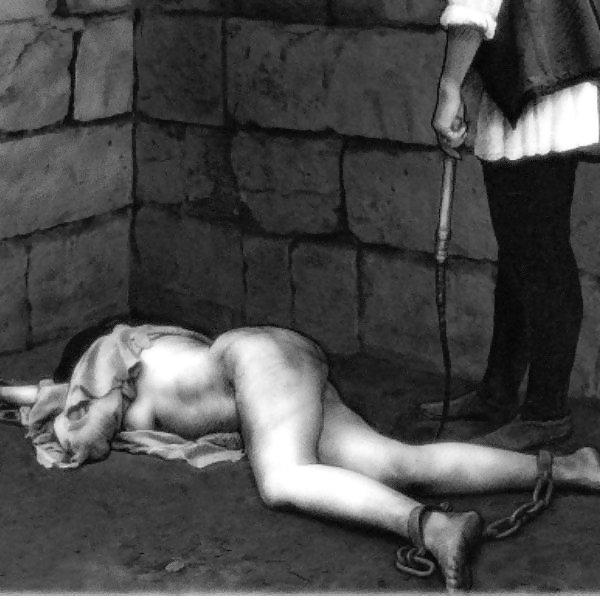 16P Slave Art Black and White
