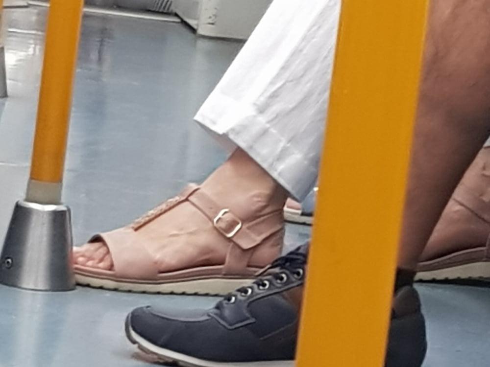 20P Candid. Mature feet