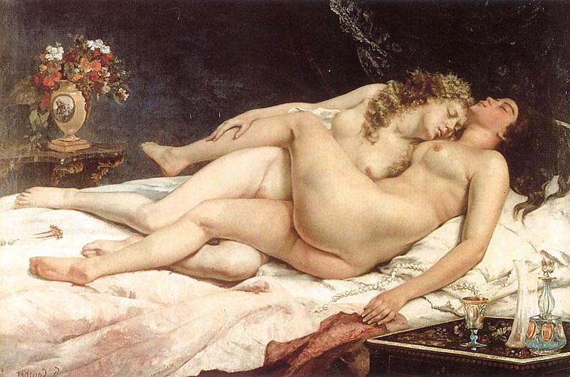 13P Painted Ero and Porn Art 20 - Gustave Courbet