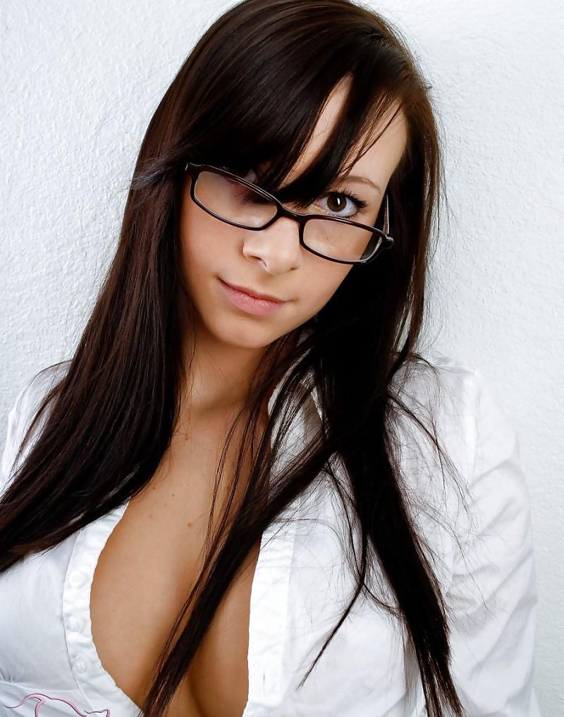16P Brunette Panties Girl Wearing Glasses,By Blondelover.