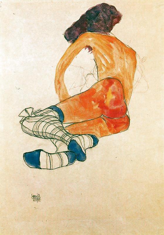25P Drawn Ero and Porn Art 30 - Egon Schiele
