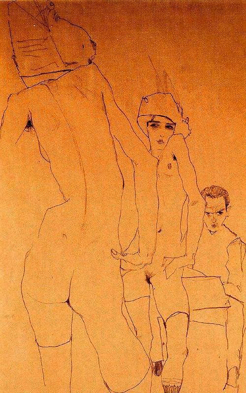 25P Drawn Ero and Porn Art 30 - Egon Schiele