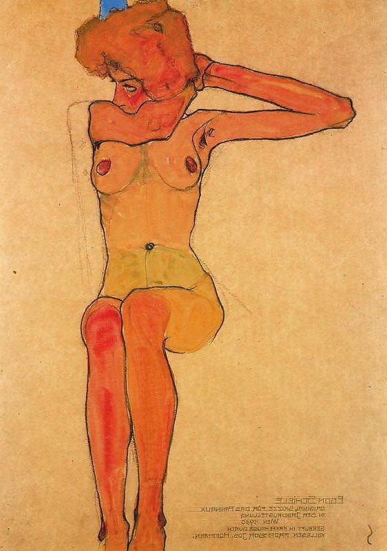 25P Drawn Ero and Porn Art 30 - Egon Schiele