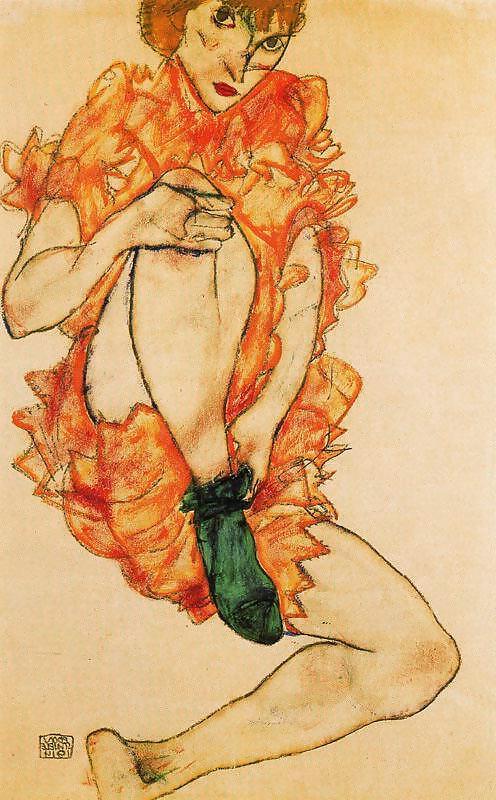 25P Drawn Ero and Porn Art 30 - Egon Schiele