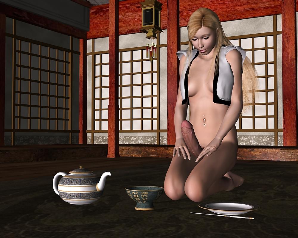 22P Futanari 3D art