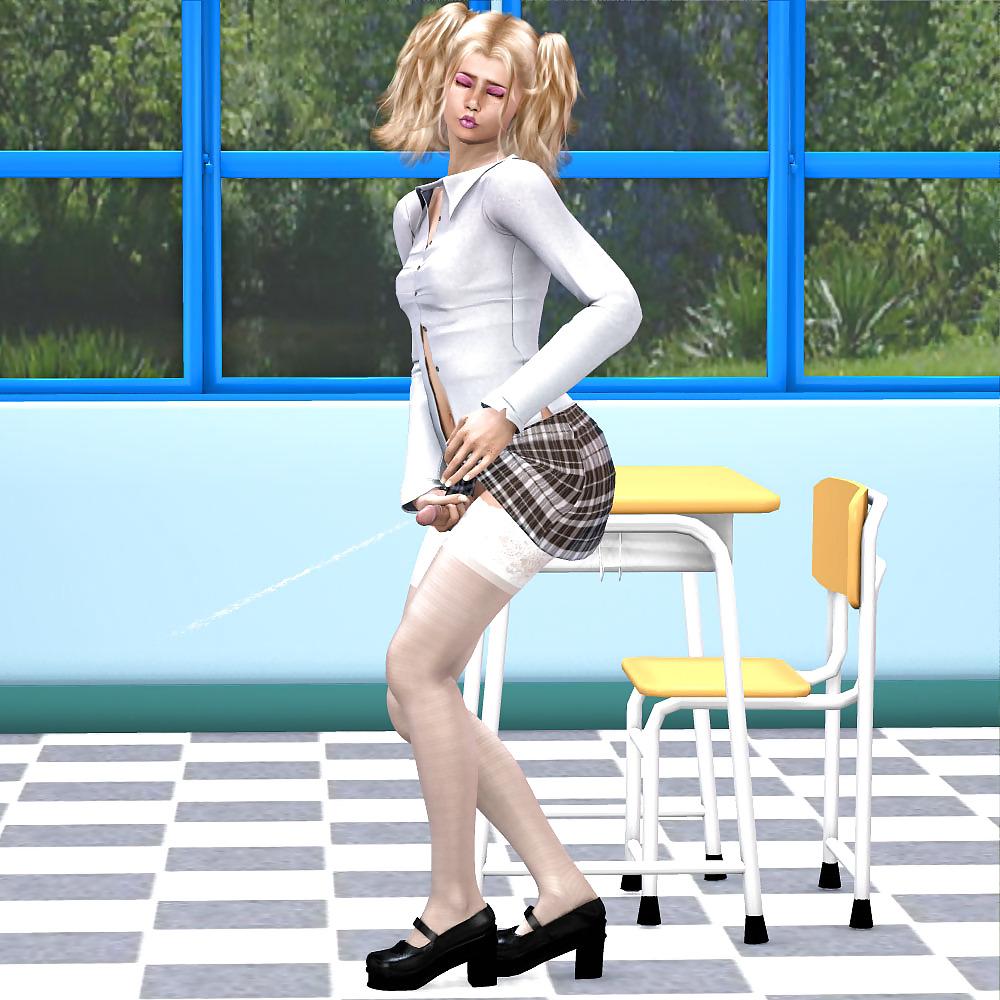 22P Futanari 3D art