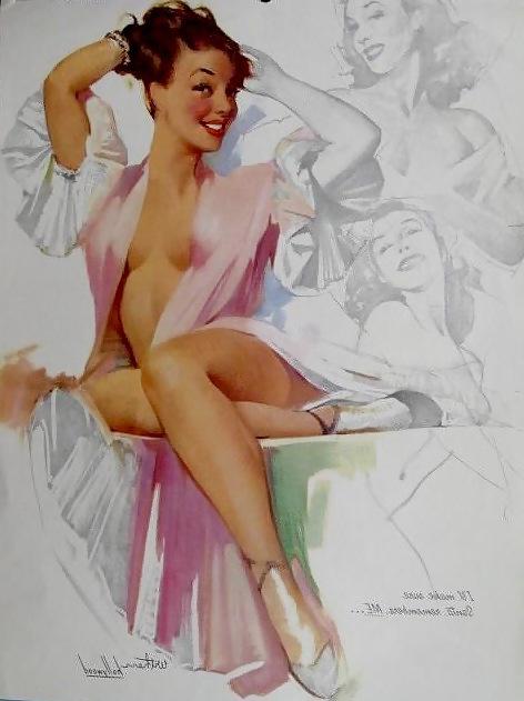 25P Pin-up Art 6 - Ted Withers